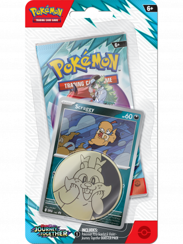 Gra karciana Pokémon TCG: Scarlet & Violet - Journey Together Checklane Blister booster (Scraggy)