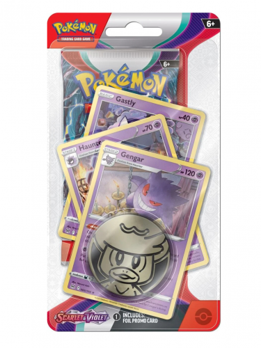 Gra karciana Pokémon TCG: Scarlet & Violet - Premium Checklane Blister booster (Gengar)