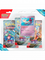 Gra karciana Pokémon TCG: Scarlet & Violet - Stellar Crown 3-Pack Blister booster (Latias)