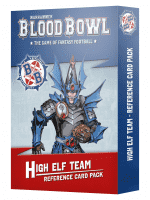 Gra planszowa Blood Bowl – High Elf Team – Reference Card Pack