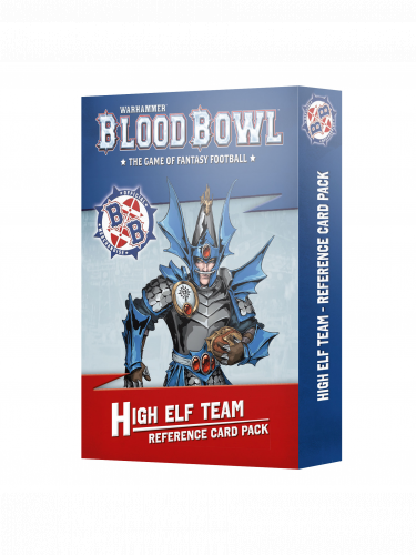 Gra planszowa Blood Bowl – High Elf Team – Reference Card Pack