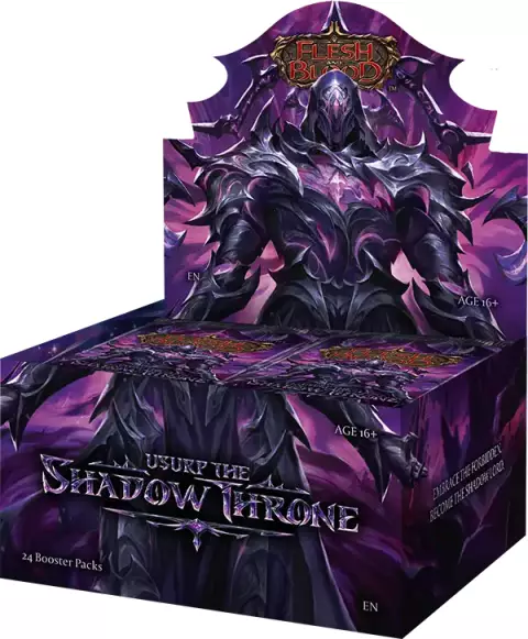 Kolekcjonerska gra karciana Flesh and Blood TCG: Usurp the Shadow Throne - Booster Box (24 boosterów) - Kolekcjonerska gra karciana TCG