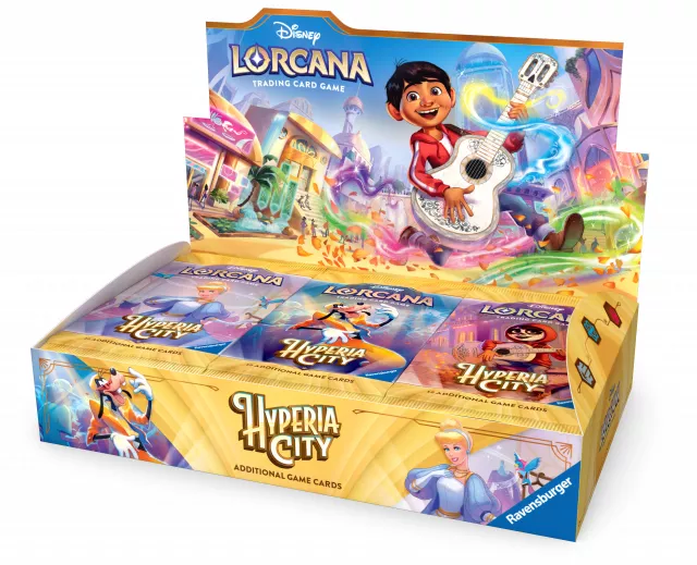 Gra karciana Lorcana: Hyperia City Booster Box (24 boostery) - Disney