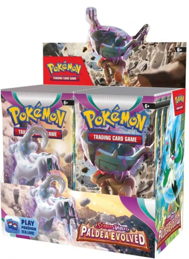 Gra karciana Pokémon TCG: Scarlet & Violet - Paldea Evolved Booster Box (36 boosterów)