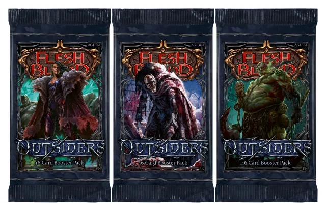 Gra karciana Flesh and Blood TCG: Outsiders - Booster Pakiet - Kolekcjonerska gra karciana TCG
