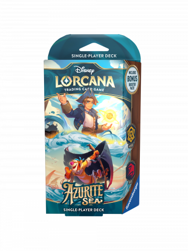 Gra karciana Lorcana: Azurite Sea - Amber / Ruby Starter Deck