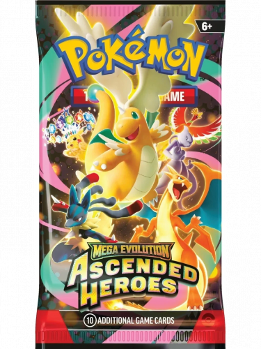 Gra karciana Pokémon TCG: Mega Evolution - Ascended Heroes Booster (10 kart)