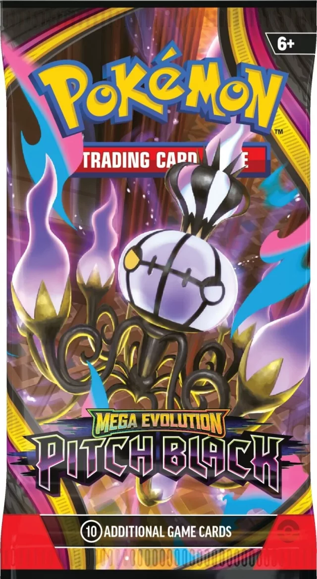Gra karciana Pokémon TCG: Mega Evolution - Pitch Black Booster (10 kart) - Kolekcjonerska gra karciana TCG