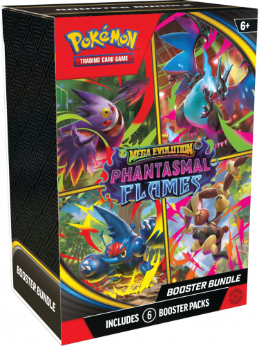 Gra karciana Pokémon TCG: Mega Evolution - Phantasmal Flames Booster Bundle