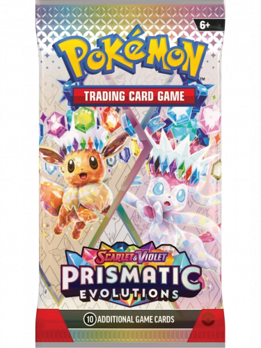 Gra karciana Pokémon TCG: Scarlet & Violet - Prismatic Evolutions Booster (10 kart)