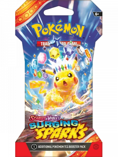 Gra karciana Pokémon TCG: Scarlet & Violet - Surging Sparks 1 Blister Booster (10 kart)