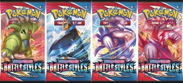 Karetní hra Pokémon TCG: Sword & Shield Battle Styles - booster (10 karet)