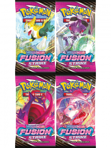 Gra karciana Pokémon TCG: Sword & Shield Fusion Strike - booster (10 kart)