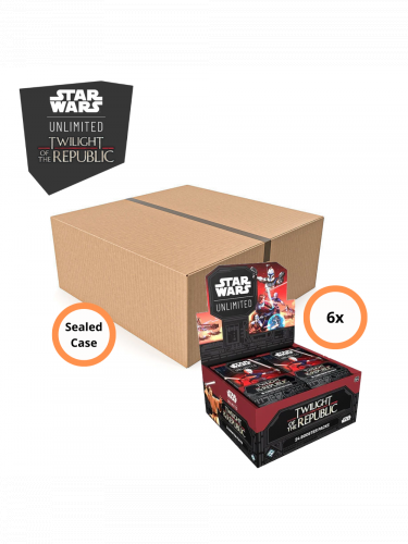 Gra karciana Star Wars: Unlimited - Twilight of the Republic 6x Booster Box (sealed/oryginalny, nierozpakowany karton)