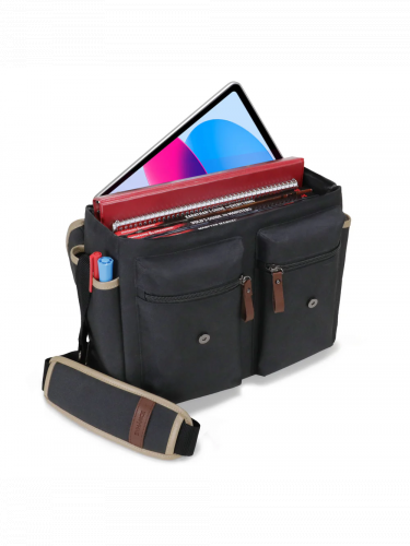 Torba ENHANCE - Designer Edition Stylish RPG Player's Messenger Bag (Black)