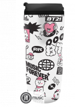 Kubek podróżny BT21 - Music