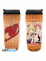 Kubek podróżny Fairy Tail - Lucy, Natsu & Emblem