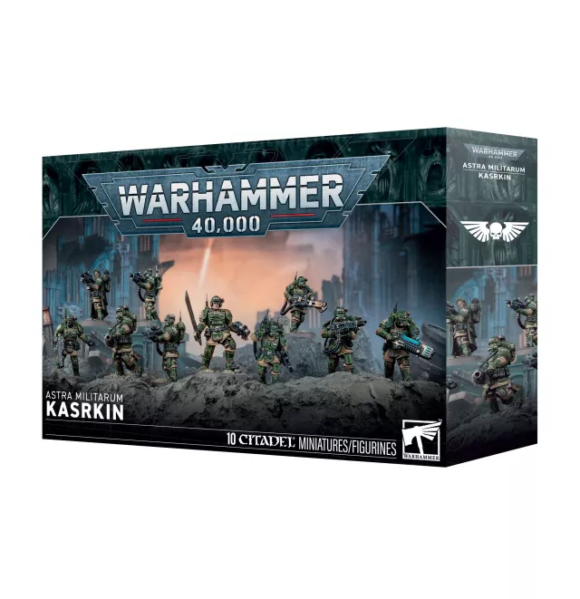 W40k: Astra Militarum - Kasrkin (10 figurek) - Gra planszowa