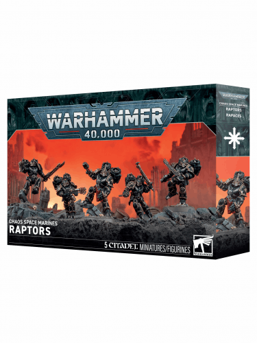 W40k: Chaos Space Marine Raptors (5 figurek)