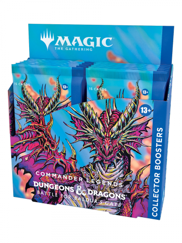 Gra karciana Magic: The Gathering Commander Legends D&D: Battle for Baldurs Gate - Collector Booster Box (12 boosterów)