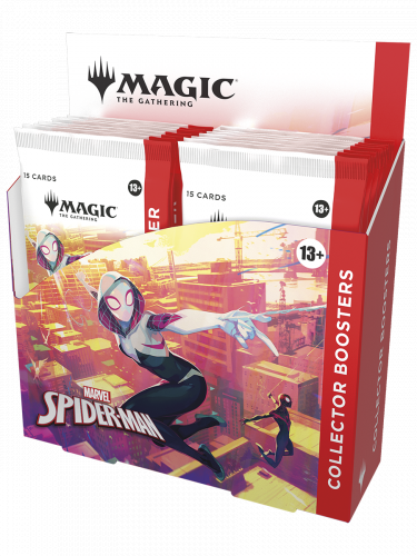 Gra karciana Magic: The Gathering Marvel's Spider-Man - Collector Booster Box (12 boosterů)