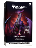 Gra karciana Magic: The Gathering - Foundations Commander Deck - Reign of Dragons