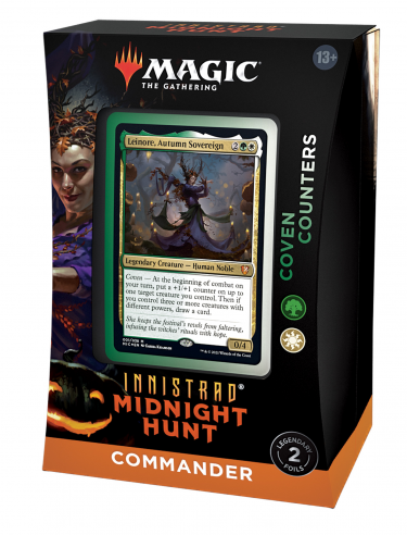 Gra karciana Magic: The Gathering Innistrad: Midnight Hunt - Coven Counters (Talia dowódcy)