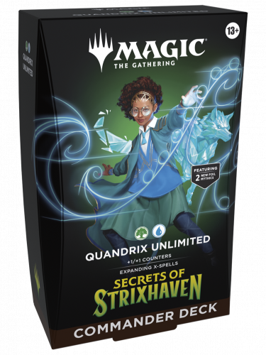 Gra karciana Magic: The Gathering Secrets of Strixhaven - Quandrix Unlimited Commander Deck