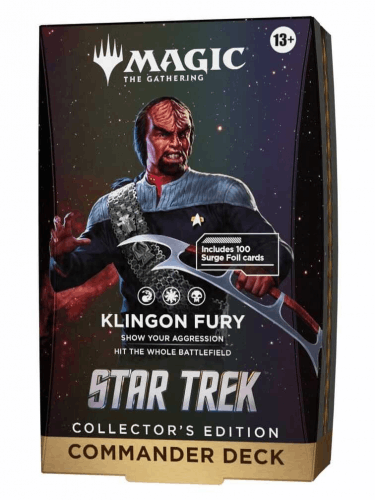 Gra karciana Magic: The Gathering - Star Trek - Klingon Fury Collector's edition Commander Deck