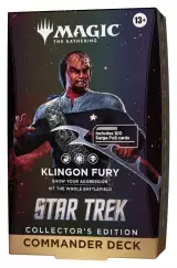 Gra karciana Magic: The Gathering - Star Trek - Klingon Fury Collector's edition Commander Deck - Magic The Gathering