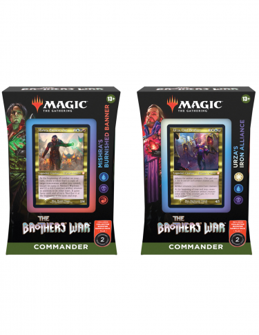 Gra karciana Magic: The Gathering The Brothers War - Zestaw talii dowódcy
