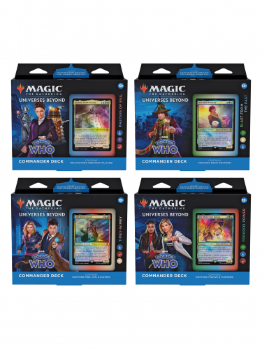 Gra karciana Magic: The Gathering Universes Beyond - Doctor Who - Zestaw Talii Dowódcy
