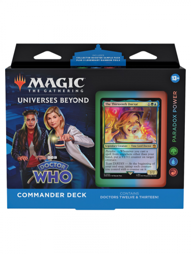 Gra karciana Magic: The Gathering Universes Beyond - Doctor Who - Paradox Power (Talia Dowódcy)