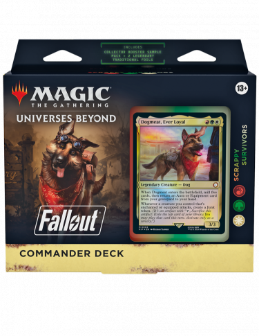 Gra karciana Magic: The Gathering Universes Beyond - Fallout - Scrappy Survivors (Commander Deck)