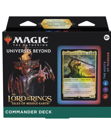 Gra karciana Magic: The Gathering Universes Beyond - LotR: Tales of the Middle Earth - The Hosts of Mordor (Commander Deck)