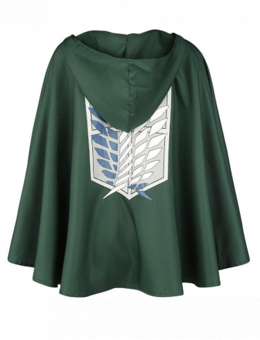 Peleryna Attack on Titan - Green Cape