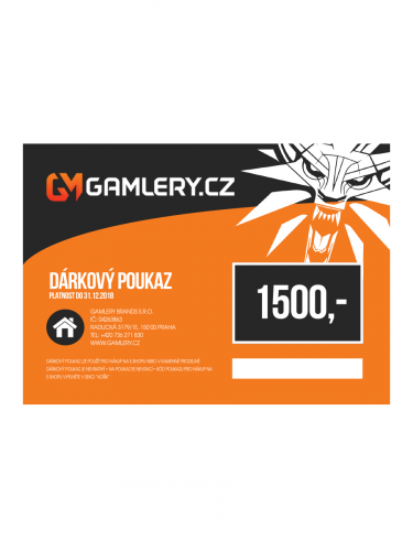 Kupon podarunkowy 1500 Kč