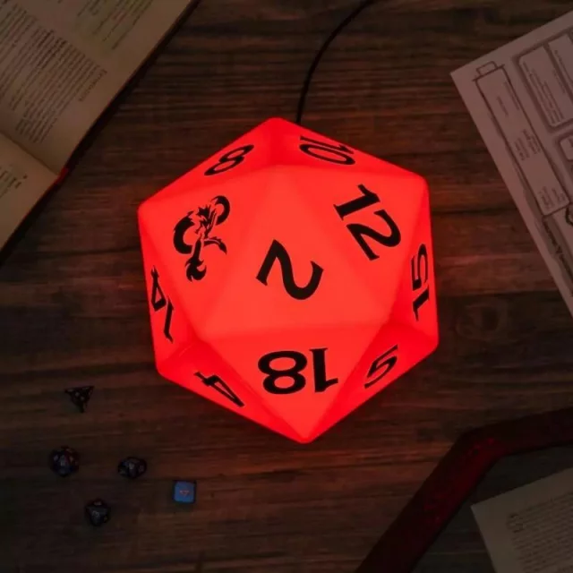 Lampička Dungeons & Dragons - D20