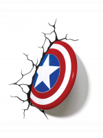 Lampka Marvel - Captain America Shield 3D (uszkodzone opakowanie)