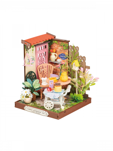 Zestaw konstrukcyjny - Fancy Tea Yard (drewno)