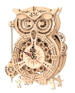 Model do składania - Zegar Sowa (drewniany)