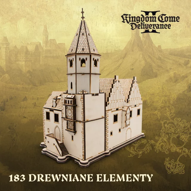 Zestaw konstrukcyjny Kingdom Come: Deliverance II - Kutnohorski zegar astronomiczny (drewno)