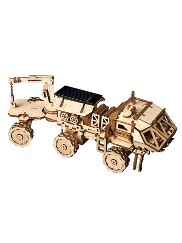 Model do składania - łazik na energię słoneczną Navitas Rover LS504 (drewniany)