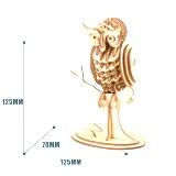 Model do składania - Sowa (drewniana)