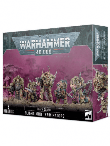 W40k: Death Guard: Blightlord Terminators (5 figurek)