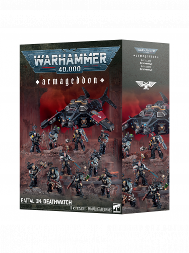 W40k: Armageddon - Battalion: Deathwatch (11 figurek)