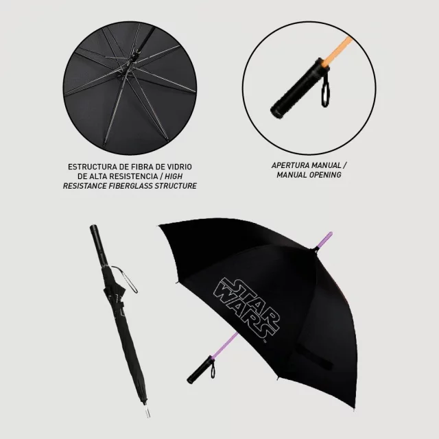 Parasol Star Wars - Logo (świecący)