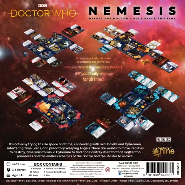 Gra planszowa Doctor Who: Nemesis EN