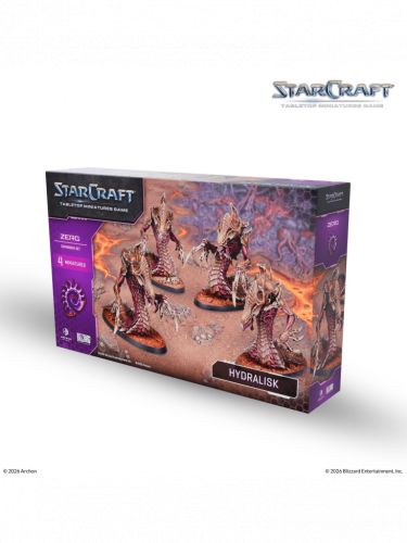 Gra planszowa StarCraft - Tabletop Miniature Game - Hydralisk - Expansion Set (4 figurki)