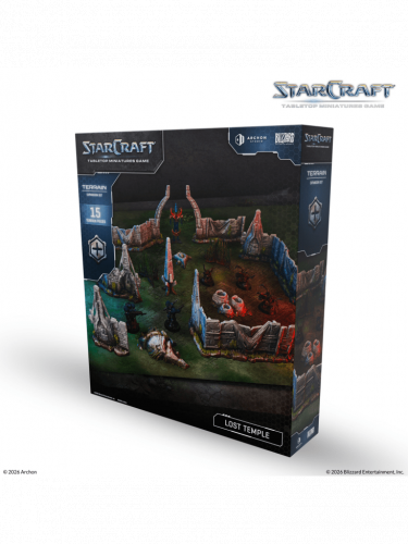 Gra planszowa StarCraft - Tabletop Miniature Game - Lost Temple - Terrain Expansion Set (2 figurki)